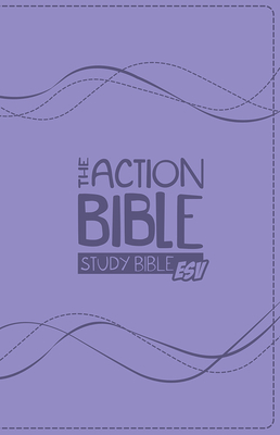 The Action Bible Study Bible ESV (Lavender) By David C Cook, Catherine DeVries (Editor), Sergio Cariello (Illustrator) Cover Image
