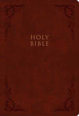 KJV Super Giant Print Reference Bible, Burgundy LeatherTouch By Holman Bible Staff Cover Image