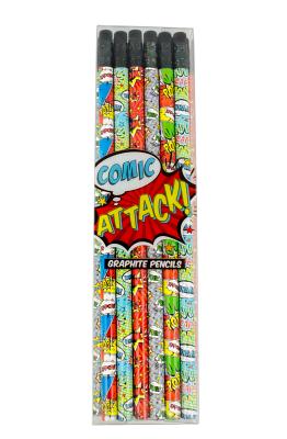 Comic Attack Graphite Pencils - Set of 12 Cover Image