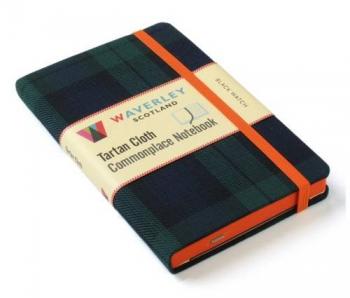 Black Watch: Waverley Genuine Tartan Cloth Commonplace Notebook Cover Image
