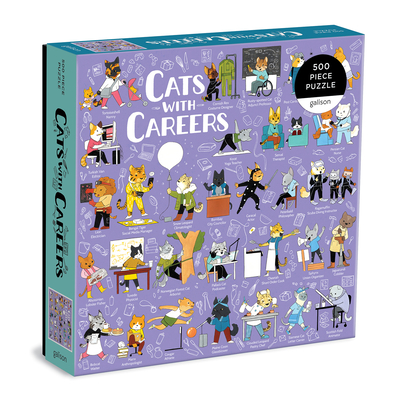 Cats with Careers 500 Piece Puzzle By Galison, Eloise Narrigan (By (artist)) Cover Image