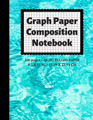 Graph Paper Composition Book, 100 Sheets, Grid Paper, Quad Ruled