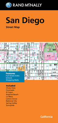 Rand McNally Folded Map: San Diego Street Map Cover Image