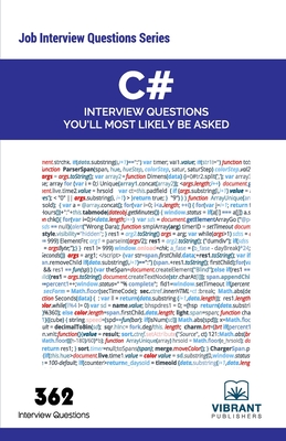 C# Interview Questions You'll Most Likely Be Asked (Job Interview Questions #5) By Vibrant Publishers (Other) Cover Image