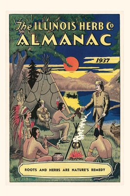 Vintage Journal Illinois Herb Almanac Cover Image