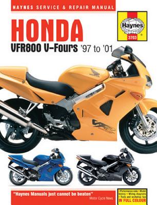 Cover for Honda VFR800 V-Fours '97-'01 (Haynes Service & Repair Manual)
