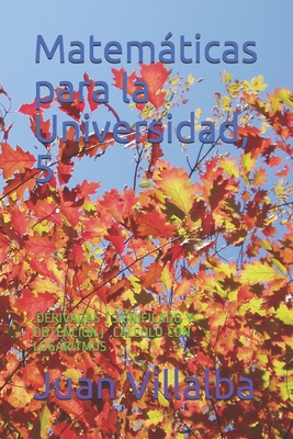 Matemáticas para la Universidad, 5: .Derivadas (Significado Y Obtención) .Cálculo Con Logaritmos By Juan Villalba Cover Image
