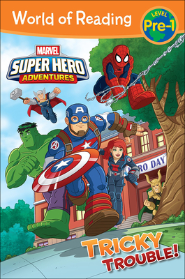 Super Hero Adventures: Tricky Trouble! (World of Reading) Cover Image