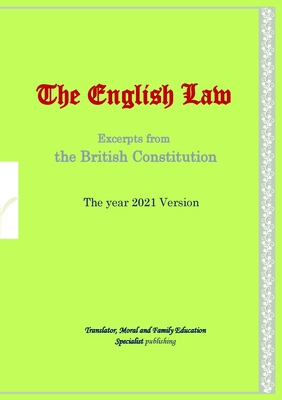 The English Law Cover Image