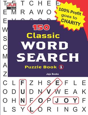 150 Classic WORD SEARCH Puzzle Book (Brain Game Large Print: Word Search #1)