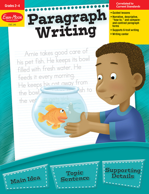 Paragraph Writing, Grade 2 - 4 Teacher Resource Cover Image