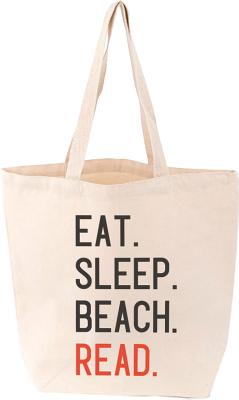 Eat. Sleep. Beach. Read. Tote Cover Image
