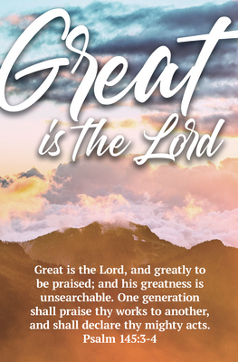 Greatly to Be Praised Bulletin (Pkg 100) General Worship Cover Image