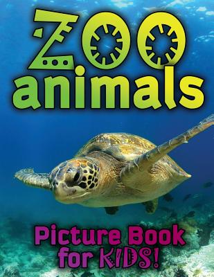 Zoo Animals Picture Book for Kids Cover Image
