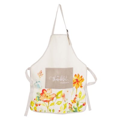 Apron Grateful Floral By Christian Art Gifts Cover Image