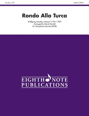 Rondo Alla Turca: Satb, Score & Parts (Eighth Note Publications) Cover Image