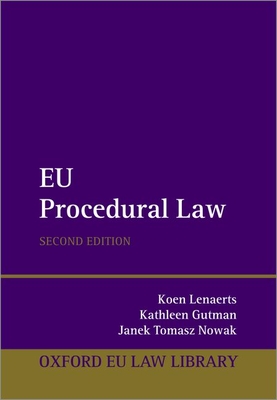 EU Procedural Law (Oxford European Union Law Library) Cover Image