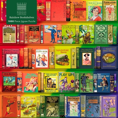 Adult Jigsaw Puzzle Bodleian Libraries: Rainbow Bookshelves: 1000-piece Jigsaw Puzzles By Flame Tree Studio (Created by) Cover Image