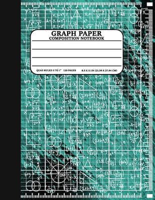 Graph Paper Composition Notebook: Math and Science Lover Marble Graph Paper Cover Notebook (Quad Ruled 5 squares per inch, 120 pages) Birthday Gifts F By Bottota Publication Cover Image