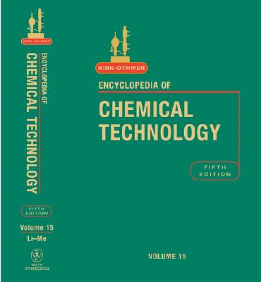 Kirk-Othmer Encyclopedia Of Chemical Technology, Volume 15 (Kirk 5e ...