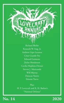 Lovecraft Annual No. 14 (2020) By S. T. Joshi (Editor) Cover Image
