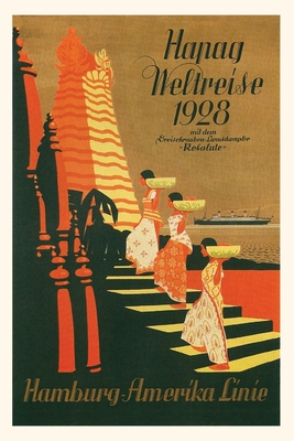 Vintage Journal HAPAG World Cruise, Travel Poster By Found Image Press (Producer) Cover Image