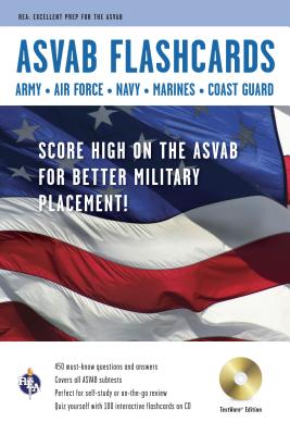 Cover for ASVAB Flashcard Book (Military (ASVAB) Test Preparation)