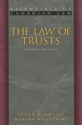 The Law of Trusts (Essentials of Canadian Law)