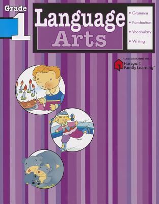 Language Arts, Grade 1 (Flash Kids Harcourt Family Learning) Cover Image