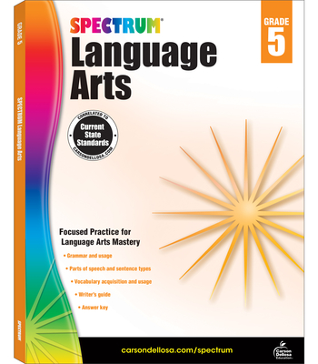 Spectrum Language Arts, Grade 5 Cover Image