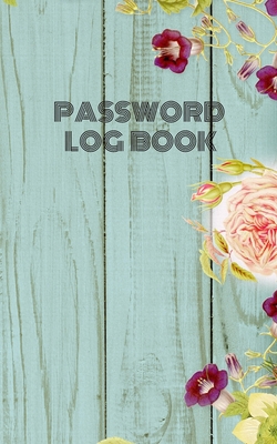 password log book: Small Password Logbook With Alphabetical Tabs, Address Website & Password Record Manager, Discreet Cover Booklet Cover Image