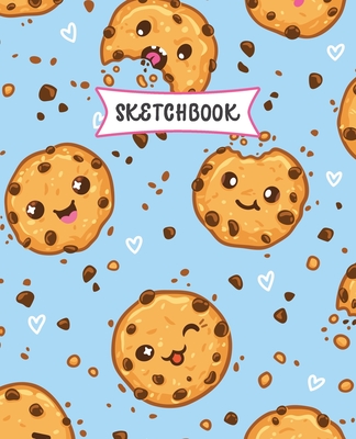 Sketchbook: Chocolate Cookies Sketch Book for Kids - Practice Drawing and Doodling - Sketching Book for Toddlers & Tweens Cover Image
