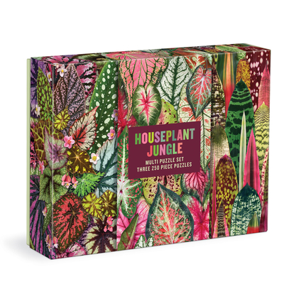Houseplant Jungle Multi Puzzle Set By Galison Mudpuppy (Created by) Cover Image