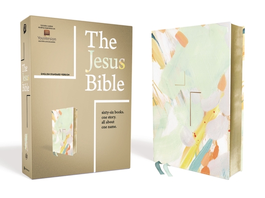 The Jesus Bible, ESV Edition, Leathersoft, Multi-Color/Teal By Passion (Editor), Zondervan Cover Image
