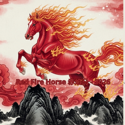 Red Fire Horse 赤焰马 - 2026 By Vit Vas Cover Image