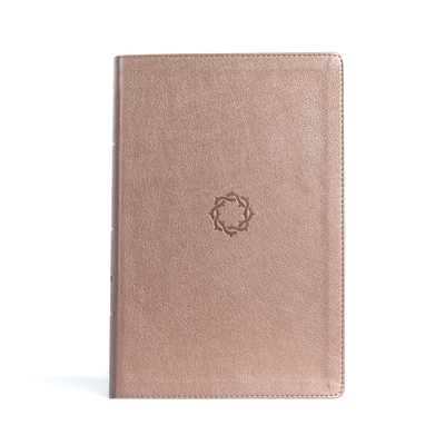 KJV Essential Teen Study Bible, Rose Gold LeatherTouch Cover Image