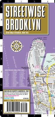 Streetwise Brooklyn Map - Laminated City Center Street Map of Brooklyn, New York (Michelin Streetwise Maps) Cover Image
