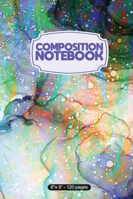 Composition Notebook: Watercolor Marble Stain 6