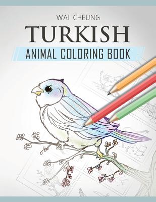 Turkish Animal Coloring Book Cover Image
