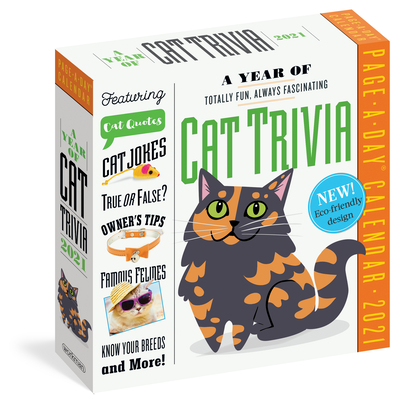 A Year of Cat Trivia Page-A-Day Calendar 2021 By Workman Calendars Cover Image
