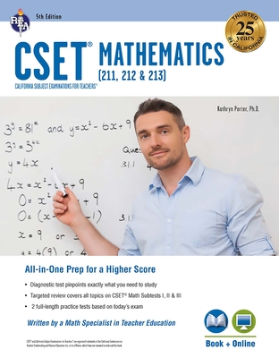 Cover for Cset Mathematics Book + Online (Cset Teacher Certification Test Prep)
