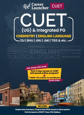 Cuet 2022: Chemistry and English Guide by Awdhesh Dubey & Shiva Kumar By Career Launcher Cover Image