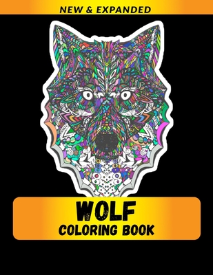 Wolf Coloring Book: Coloring Book for Adults Relaxation Cover Image