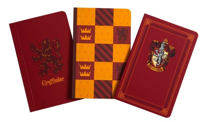 Harry Potter: Gryffindor Pocket Notebook Collection (Set of 3) By Insight Editions Cover Image