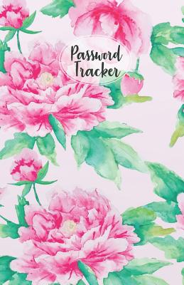 Password Tracker: Internet Address & Password Organizer with Table of Contents (Floral Design Cover) 5.5x8.5 Inches Cover Image