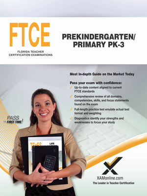 2017 FTCE Prekindergarten/Primary Pk-3 (053) By Sharon A. Wynne Cover Image