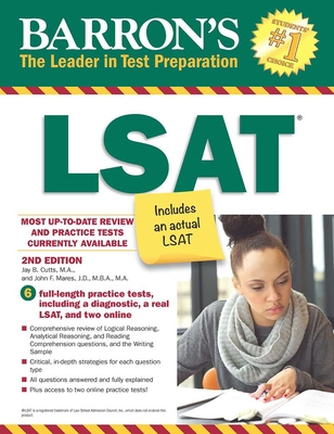 LSAT with Online Tests (Barron's Test Prep) By Jay B. Cutts, M.A., John F. Mares, J.D. M.B.A. M.A. Cover Image