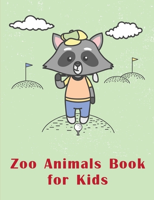 Zoo Animals Book for Kids: Children Coloring and Activity Books for Kids Ages 2-4, 4-8, Boys, Girls, Fun Early Learning (Children's Art #12) Cover Image