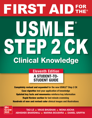 First Aid for the USMLE Step 2 Ck, Eleventh Edition Cover Image