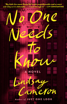 No One Needs to Know: A Novel By Lindsay Cameron Cover Image
